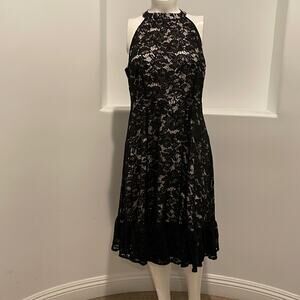 ModCloth Cocktail Lace Halter Black Dress Size 22 BNWOT